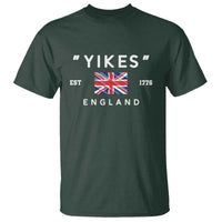 Funny Yikes England 1776 T Shirt 4th Of July USA Union Jack Flag - Wonder Print Shop