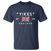 Funny Yikes England 1776 T Shirt 4th Of July USA Union Jack Flag - Wonder Print Shop