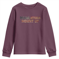 Funny Regulators Mount Up 4th Of July USA Independence Day Youth Sweatshirt - Wonder Print Shop