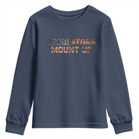 Funny Regulators Mount Up 4th Of July USA Independence Day Youth Sweatshirt - Wonder Print Shop