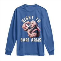 Funny Right To Bare Arms Long Sleeve Shirt 4th Of July Gym George Washington - Wonder Print Shop