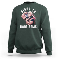 Funny Right To Bare Arms Sweatshirt 4th Of July Gym George Washington - Wonder Print Shop