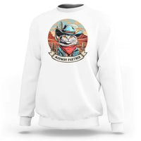 Meowdy Partner Sweatshirt Cowboy Cat Country Western Pet Owner - Wonder Print Shop