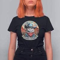Meowdy Partner T Shirt For Women Cowboy Cat Country Western Pet Owner - Wonder Print Shop