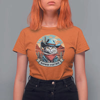 Meowdy Partner T Shirt For Women Cowboy Cat Country Western Pet Owner - Wonder Print Shop