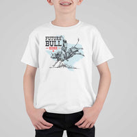 Future Bull Rider T Shirt For Kid Rodeo Cowboy Western Texas - Wonder Print Shop