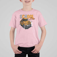 School Bus T Shirt For Kid Yellow Cool Bus Back To School - Wonder Print Shop