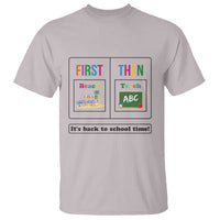 Teacher T Shirt First Beach Then Teach It's Back To School Time - Wonder Print Shop