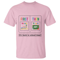 Teacher T Shirt First Beach Then Teach It's Back To School Time - Wonder Print Shop
