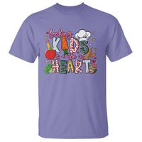Lunch Lady T Shirt Feeding Kids Is A Work Of Heart - Wonder Print Shop