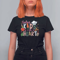 Lunch Lady T Shirt For Women Feeding Kids Is A Work Of Heart - Wonder Print Shop