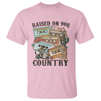 Funny Western Country T Shirt Raised On 90s Country Mixtape - Wonder Print Shop