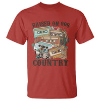 Funny Western Country T Shirt Raised On 90s Country Mixtape - Wonder Print Shop