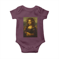 Medusa Mona Lisa Baby Onesie Greek Mythology Ancient - Wonder Print Shop