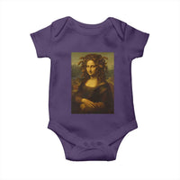 Medusa Mona Lisa Baby Onesie Greek Mythology Ancient - Wonder Print Shop