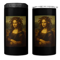 Medusa Mona Lisa 4 in 1 Can Cooler Tumbler Greek Mythology Ancient - Wonder Print Shop