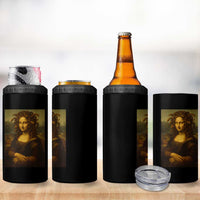 Medusa Mona Lisa 4 in 1 Can Cooler Tumbler Greek Mythology Ancient - Wonder Print Shop