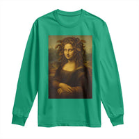 Medusa Mona Lisa Long Sleeve Shirt Greek Mythology Ancient - Wonder Print Shop