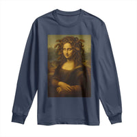 Medusa Mona Lisa Long Sleeve Shirt Greek Mythology Ancient - Wonder Print Shop