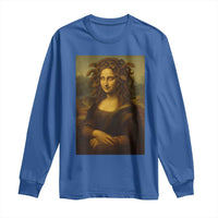 Medusa Mona Lisa Long Sleeve Shirt Greek Mythology Ancient - Wonder Print Shop
