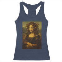 Medusa Mona Lisa Racerback Tank Top Greek Mythology Ancient - Wonder Print Shop