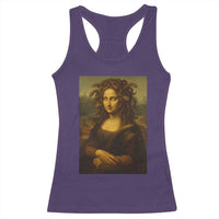 Medusa Mona Lisa Racerback Tank Top Greek Mythology Ancient - Wonder Print Shop