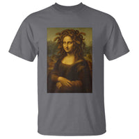 Medusa Mona Lisa T Shirt Greek Mythology Ancient - Wonder Print Shop