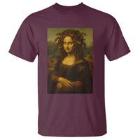 Medusa Mona Lisa T Shirt Greek Mythology Ancient - Wonder Print Shop