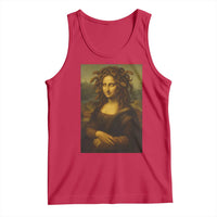 Medusa Mona Lisa Tank Top Greek Mythology Ancient - Wonder Print Shop