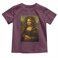Medusa Mona Lisa Toddler T Shirt Greek Mythology Ancient - Wonder Print Shop