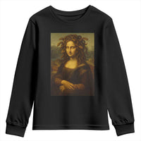 Medusa Mona Lisa Youth Sweatshirt Greek Mythology Ancient - Wonder Print Shop