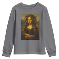 Medusa Mona Lisa Youth Sweatshirt Greek Mythology Ancient - Wonder Print Shop