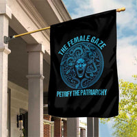 Funny The Female Gaze Petrify The Patriarchy Garden Flag Medusa Feminist - Wonder Print Shop