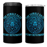 The Female Gaze Petrify The Patriarchy 4 in 1 Can Cooler Tumbler Medusa Feminist - Wonder Print Shop