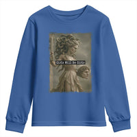 Girls Will Be Girls Medusa Feminist Youth Sweatshirt Women's Right - Wonder Print Shop