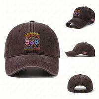 Suicide Prevention Washed Cotton Baseball Cap Tomorrow Needs You Retro 988 National Suicide Prevention Lifeline