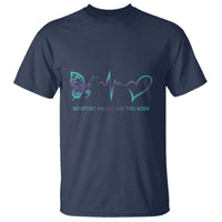 Suicide Prevention T Shirt No Story Should End Too Soon Butterfly Heartbeat - Wonder Print Shop