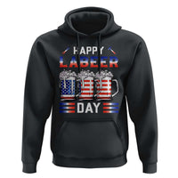 Funny Labor Day Drinking Hoodie Labeer Day American Flag Beer Mug - Wonder Print Shop