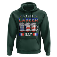 Funny Labor Day Drinking Hoodie Labeer Day American Flag Beer Mug - Wonder Print Shop