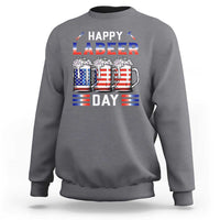 Funny Labor Day Drinking Sweatshirt Labeer Day American Flag Beer Mug - Wonder Print Shop