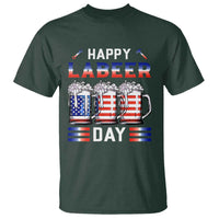 Funny Labor Day Drinking T Shirt Labeer Day American Flag Beer Mug - Wonder Print Shop