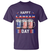 Funny Labor Day Drinking T Shirt Labeer Day American Flag Beer Mug - Wonder Print Shop