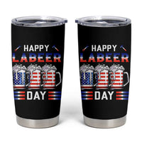 Funny Labor Day Drinking Tumbler Cup Labeer Day American Flag Beer Mug - Wonder Print Shop