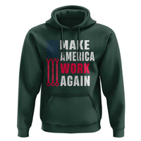 Make America Work Again Hoodie Labor Day Vintage American Flag Wrench Screw - Wonder Print Shop