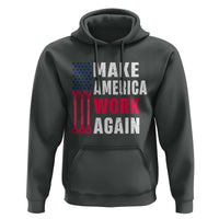 Make America Work Again Hoodie Labor Day Vintage American Flag Wrench Screw - Wonder Print Shop