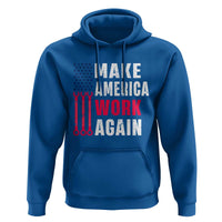 Make America Work Again Hoodie Labor Day Vintage American Flag Wrench Screw - Wonder Print Shop