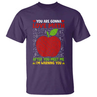 Funny Math Teacher T Shirt You Are Gonna Love Math After You Meet Me I'm Warning You - Wonder Print Shop