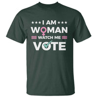 I Am Woman Watch Me Vote T Shirt Feminist Women's Rights Gender symbol - Wonder Print Shop