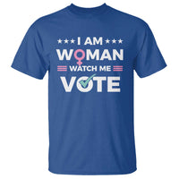 I Am Woman Watch Me Vote T Shirt Feminist Women's Rights Gender symbol - Wonder Print Shop