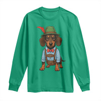 Oktoberfest Dachshund Cute Wiener Dog German Festival Long Sleeve Shirt - Wonder Print Shop
